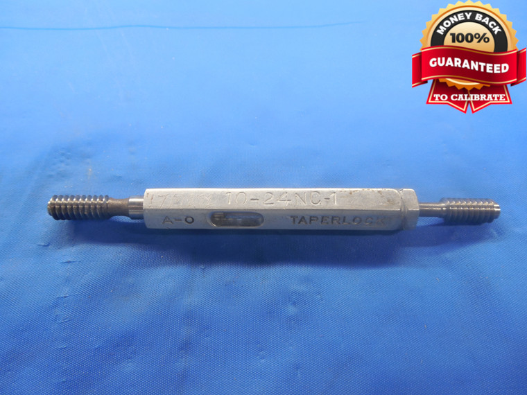 10 24 NC 1 SET THREAD PLUG GAGE #10 .190 GO NO GO P.D.'S = .1616 & .1570 UNC-1 - DW6639BU