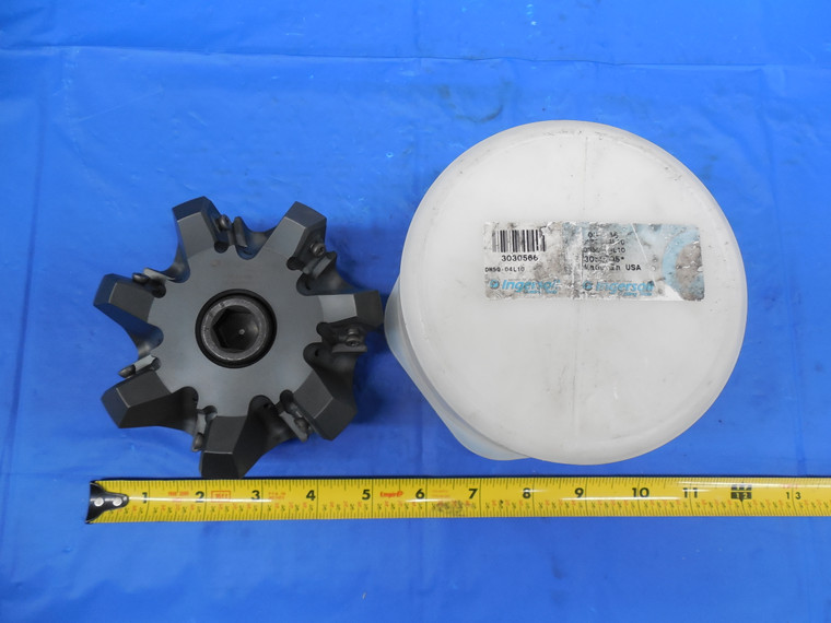INGERSOLL 1 1/2" PILOT 5/8" KEYS COOLANT CUTTING INDEXABLE FACE MILL DN5Q-04L10