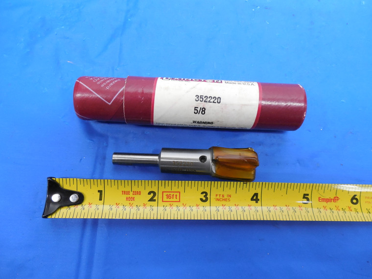 Lexington 352220 Counterbore 5/8" Carbide Tips 1/4" Shank Made In USA Cutter