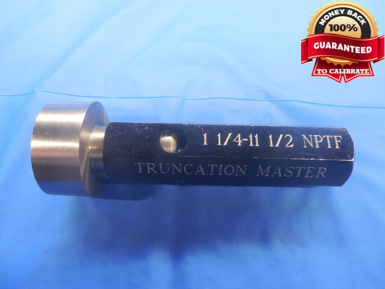 1 1/4 11 1/2 NPTF 6 STEP SET REFERENCE PIPE THREAD PLUG GAGE 1.25 INSPECTION - DW7082BU