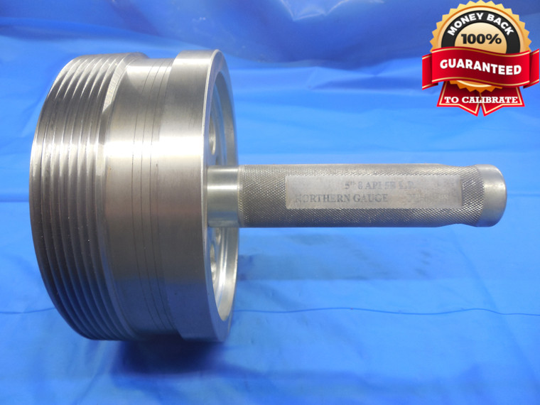 5" 8 API 5B LINE PIPE THREAD PLUG GAGE 5.0 5"-8 LP INSPECTION CHECK 5.00 - DW7161K6