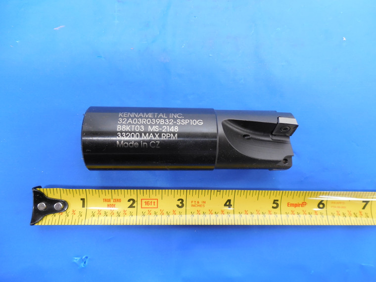 KENNAMETAL 32mm INDEXABLE SQUARE - SHOULDER END MILL 32A03R039B32-SSP10G B8KT03