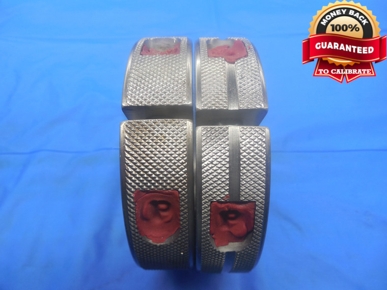 2" 12 UNJ 3A THREAD RING GAGES 2.0 2.00 2.000 GO NO GO P.D.'S = 1.9459 & 1.9414 - DW7217K6