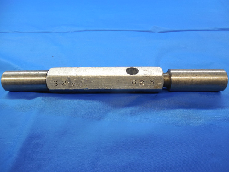 .6260 & .6280 PIN PLUG GAGE GO NO GO .6250 +.0010 OVERSIZE 5/8 15.951 mm
