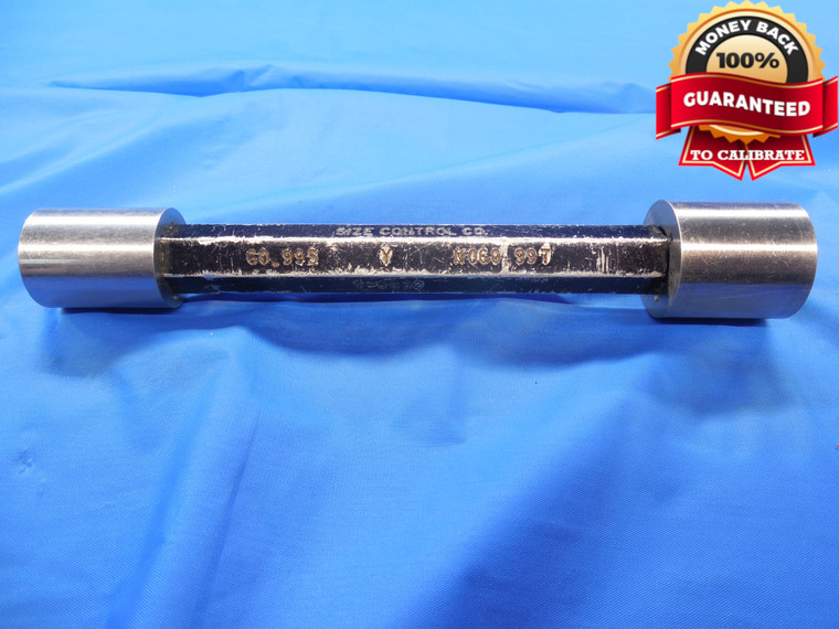 .9950 & .9970 CL Y PIN PLUG GAGE GO NO GO 1.0000 -.0050 1.0 25.273 mm .995 .997