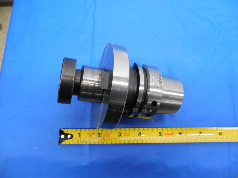 HSK63A ERICKSON 1 1/2 PILOT O.D. 5/8 KEY FACE MILL TOOL HOLDER 1.5