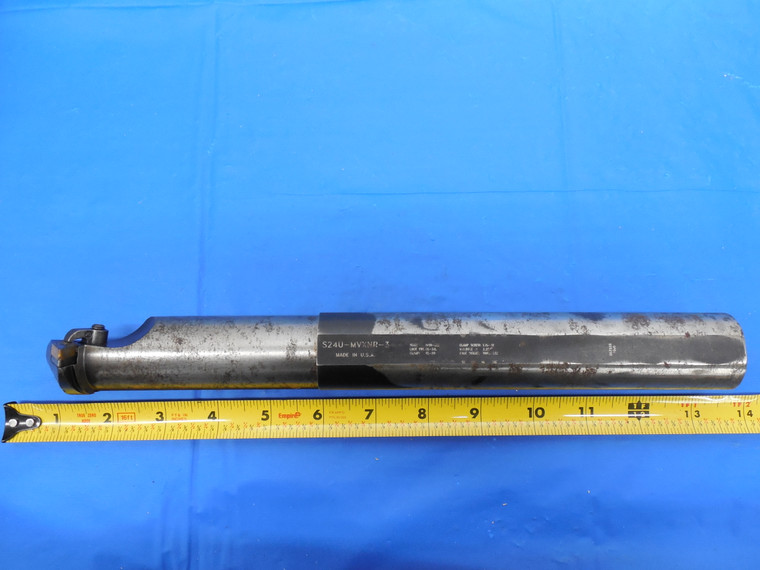 DORIAN TOOL 1 1/2" DIAMETER SHANK INDEXABLE BORING BAR S240-MVXNR-3 MODIFIED