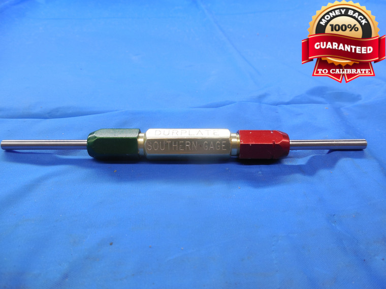 .1350 & .1390 CLASS X PIN PLUG GAGE GO NO GO .1250 +.0100 OVERSIZE 1/8 .135 .139