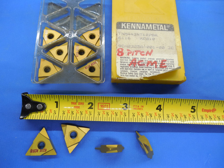 10PCS KENNAMETAL TNMA43NT12PSA KC810 TiN CARBIDE INSERTS TNMA 43 NT12 PSA 6116