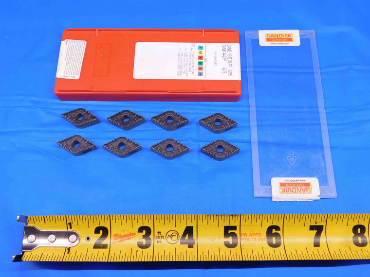 8PCS NEW SANDVIK  DNMG 15 06 08-PF 4215 CARBIDE TURNING INSERTS DNMG 442-PF TOOL