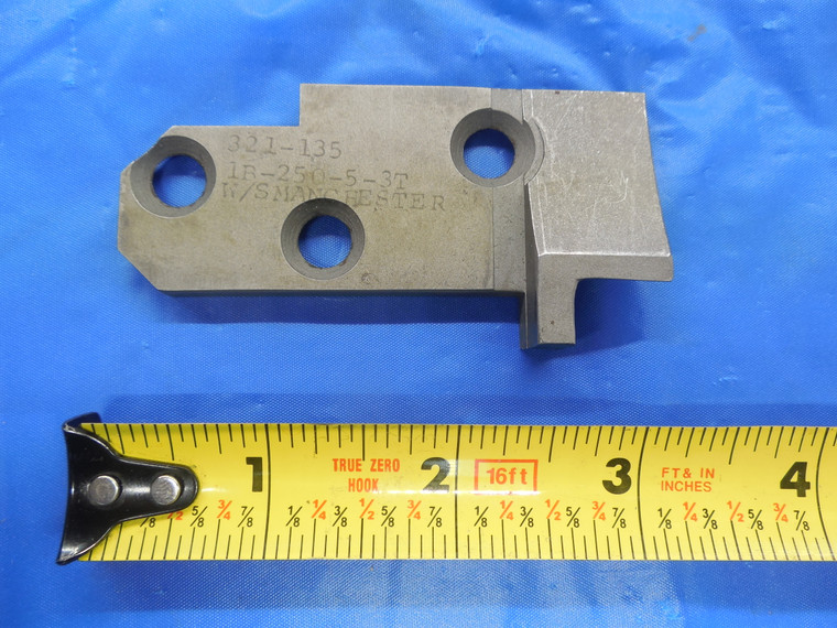NEW W/S MANCHESTER 321-135 SUPPORT BLADE CARBIDE BRAZED 1B-250-5-3T 321135 TOOL