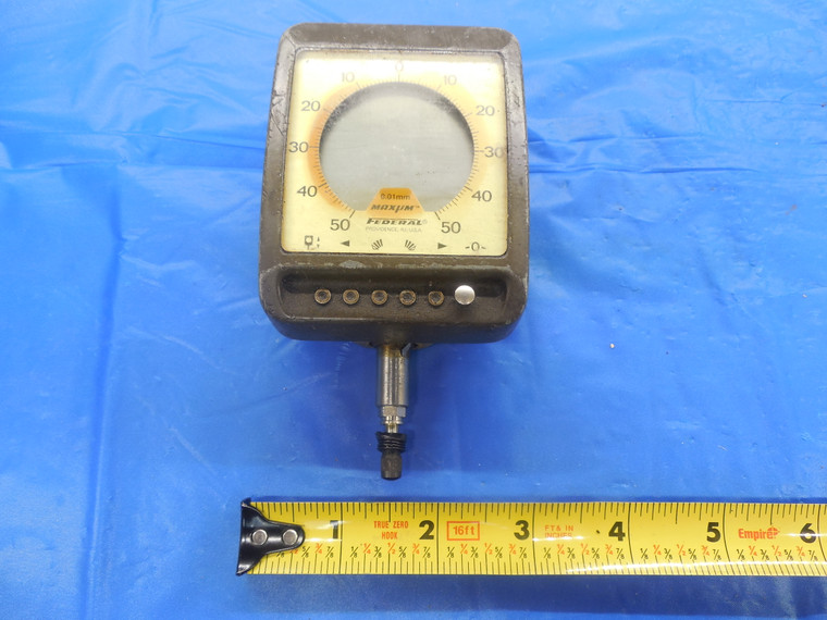 FEDERAL MAXUM DIGITAL ELECTRONIC DIAL INDICATOR MODEL UNKNOWN .01mm GRADUATION