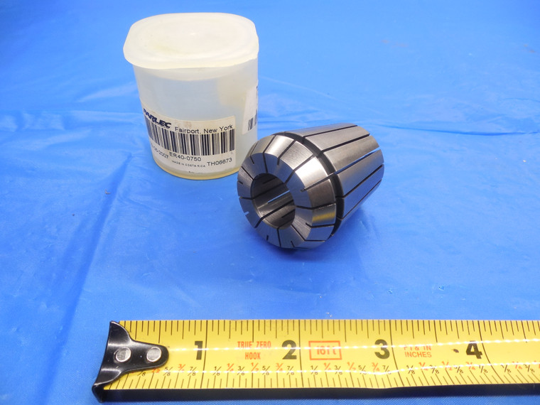 NEW PARLEC 3/4" ER40 COLLET 1.811" OAL 1.614" OVERALL DIAMETER .75 .750 TOOL