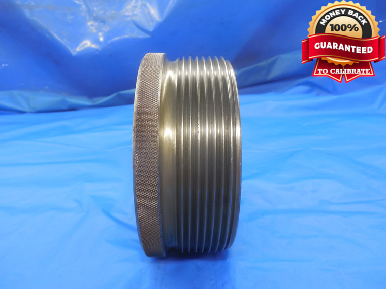 4 1/8 8 LEFT HAND SHOP MADE THREAD PLUG GAGE 4.125 GO ONLY P.D. = 4.0435 CHECK - DW8509BU