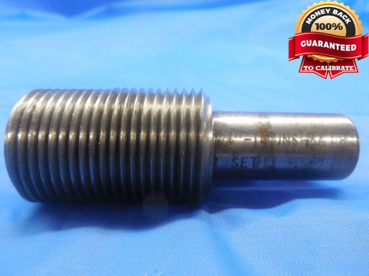 1" 14 UNS 3A LEFT HAND SET THREAD PLUG GAGE 1.0 NO GO ONLY P.D. = .9494 L.H. - DW8531BU