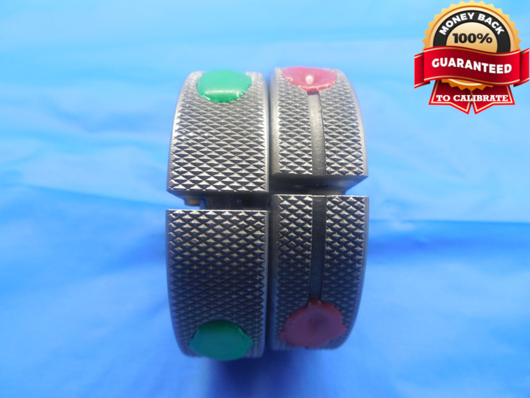 5/8 40 NS 3 THREAD RING GAGES .625 GO NO GO P.D.'S = .6088 & .6058 UNS-3 CHECK - DW8593BU