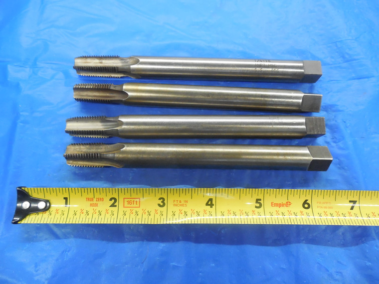 4 PCS REIFF & Nestor 1/4 18 ANPT HSG PIPE TAP 4 STRAIGHT FLUTE .25 016 SS R&N