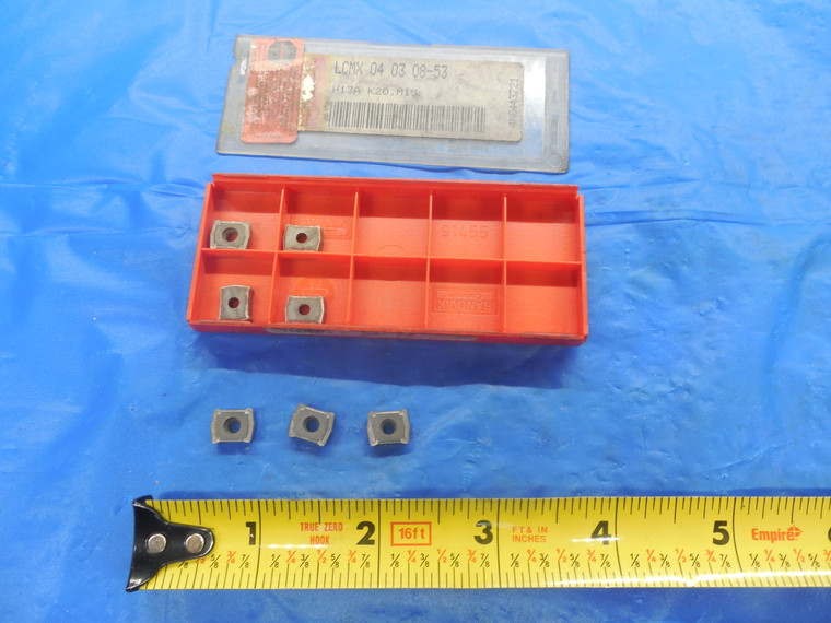 7PCS NEW SANDVIK LCMX 04 03 08-53 H13A K20, M15 CARBIDE TURNING INSERTS 0403