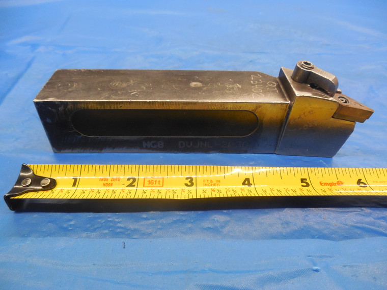 KENNAMETAL DVJNL-203D LATHE TURNING TOOL HOLDER Y SHANK 1.25 INSERTS NG8 6" OAL