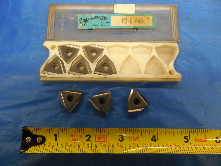 8PCS NEW KOMET P2-R-P40 CARBIDE INSERTS INDEXABLE P2RP40 P2 R P40 TOOL TOOLING