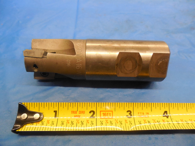 STELLRAM 1 1/4 DIA. COOLANT INDEXABLE END MILL C7690VA16WA 1.25R 3 FL 1.25