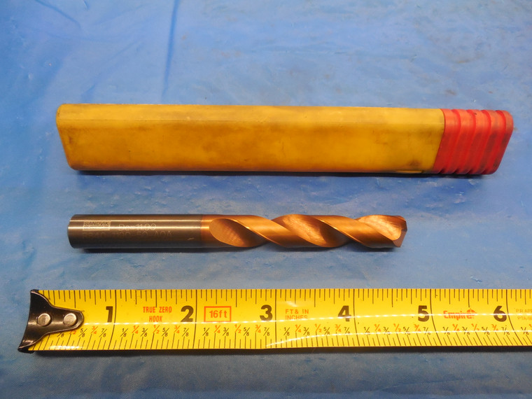 SANDVIK 11.9 mm TiAlN CARBIDE TWIST DRILL BIT 12 mm SHANK R840-1190-50-A0A 1220