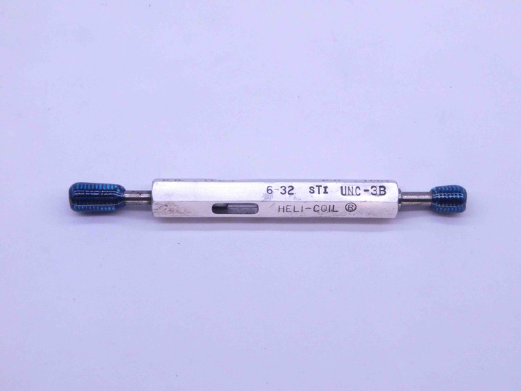 6 32 UNC 3B STI HELICOIL THREAD PLUG GAGE #6 .138 GO NO GO PD'S = .1583 & .1601 - DW9067BU