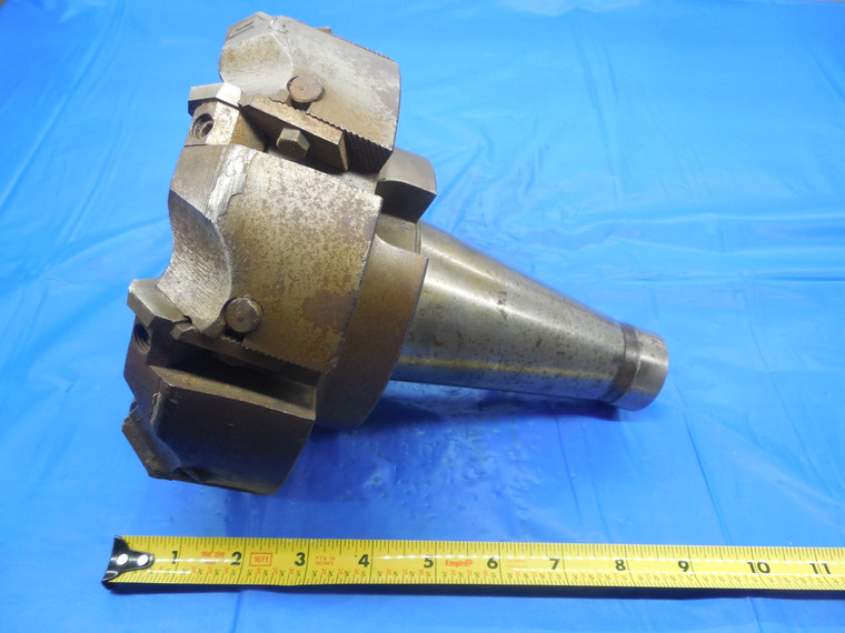 GO & GO CO 6" DIA FACE MILL W NMTB50 TOOL HOLDER 425056 WEDGE IW-2 BLADE AC-1857 - MS1450BU