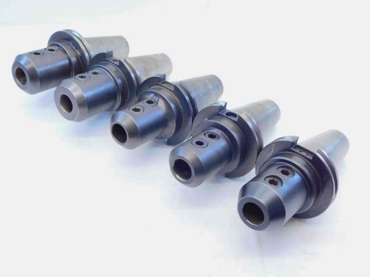 5pc LOT OF CAT50 1" I.D. SOLID END MILL TOOL HOLDER 1.0 1.0000 4" PROJECTION - JH1109BU