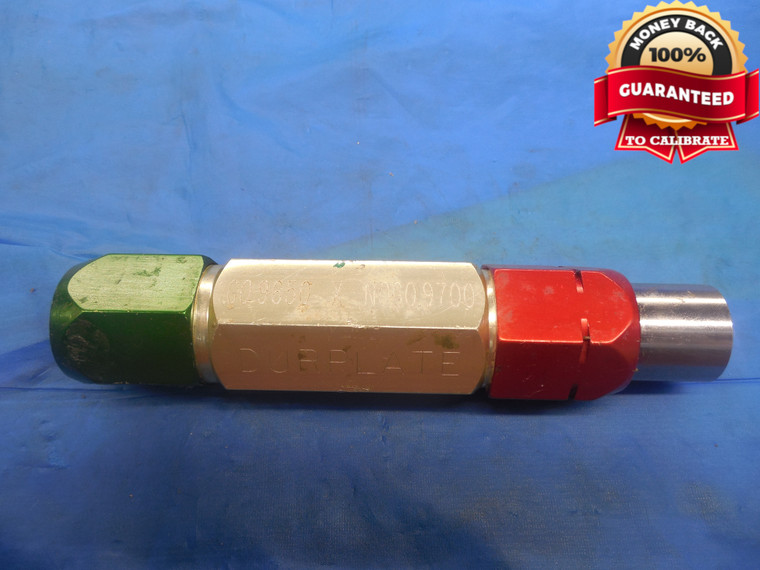 .9700 CL X PIN PLUG GAGE .9688 +.0012 OVERSIZE 31/32 24.638 mm .970 INSPECTION - DW9486BU