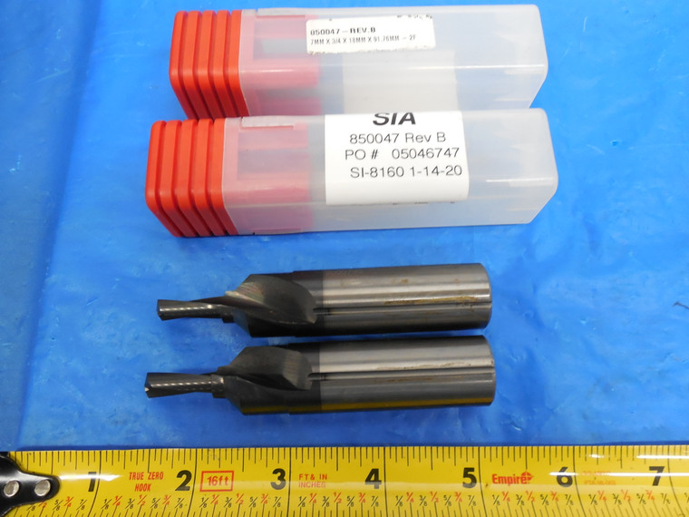 2PCS NEW SIA 850047 7MM COUNTERBORE DRILL BIT 3/4 SHANK 3 3/4 OAL SI-8160 - MS2381BU