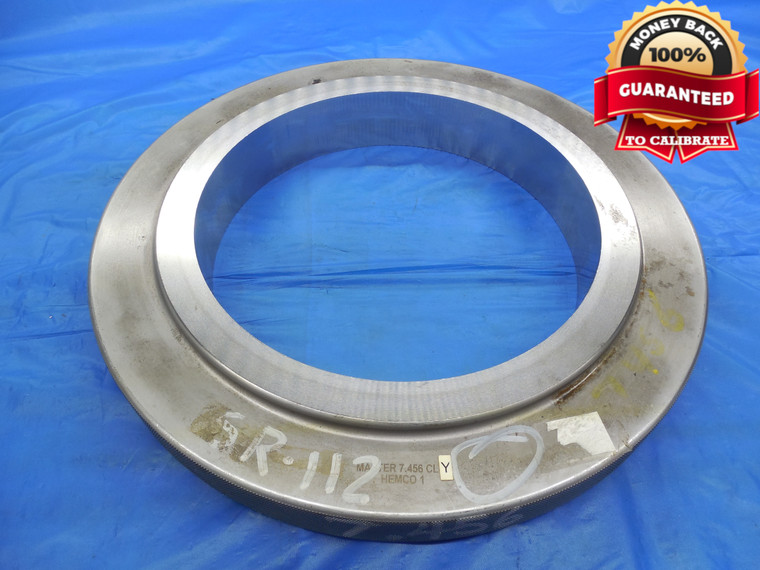 7.456 CL Y MASTER PLAIN BORE RING GAGE 7.4531 +.0029 7 29/64 189.382 mm 7.4560 - DW10290BU