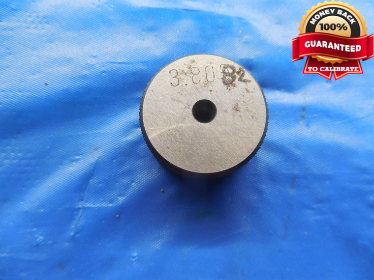 3.8082 MASTER PLAIN BORE RING GAGE 4.000 -.192 UNDERSIZE 4 mm .1499 3.809 - DW10281BU