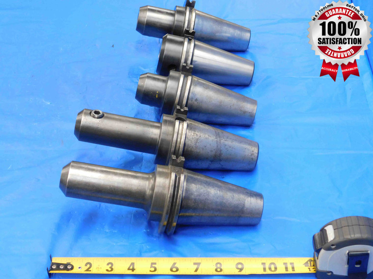 LOT OF 5 CAT50 3/4" ID SOLID END MILL TOOL HOLDERS VALENITE / PARLEC / COMM .75 - MS2818BU