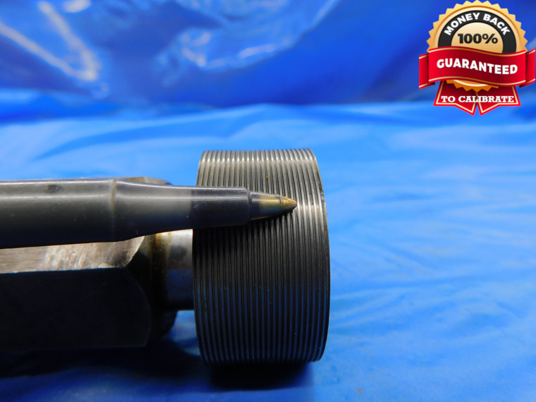 1 9/16 32 NS 3 THREAD PLUG GAGE 1.5625 GO NO GO P.D.'S = 1.5464 & 1.5753 CHECK - DW10436RD