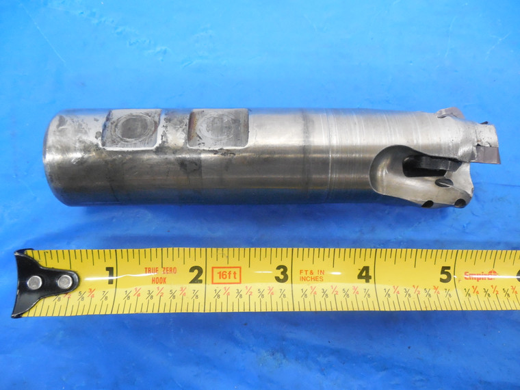 ISCAR ? 5 1/4 OAL INDEXABLE INSERT END MILL 1 1/4" SHANK ABOUT 1.41" CUTTING DIA - JH1178BU