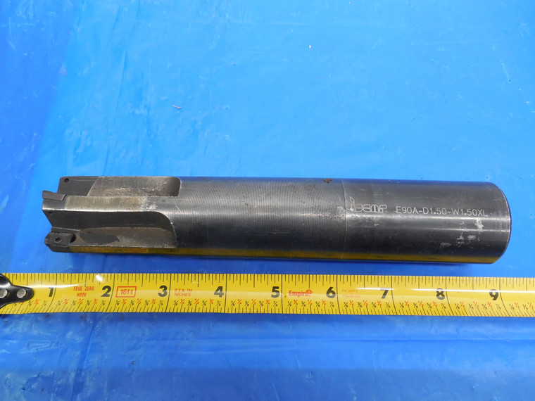 ISCAR 1 1/2" INDEXABLE INSERT END MILL USES APCT APKT INSERTS E90A-D1.50-W1.50XL - JH1228BU