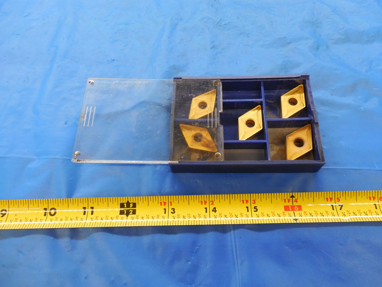 3 NEW 2 USED STELLRAM DNMG543A-4T NL30 TiN CARBIDE TURNING INSERTS DNMG 543 - MS3274BU