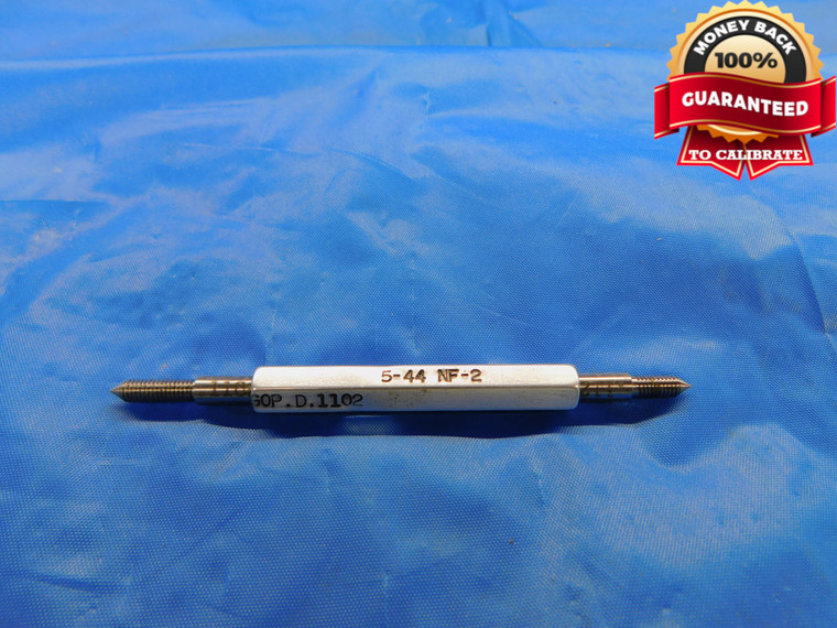 5 44 NF 2 THREAD PLUG GAGE #5 .125 GO NO GO P.D.'S = .1102 & .1125 UNF-2 .1250 - DW10540RD