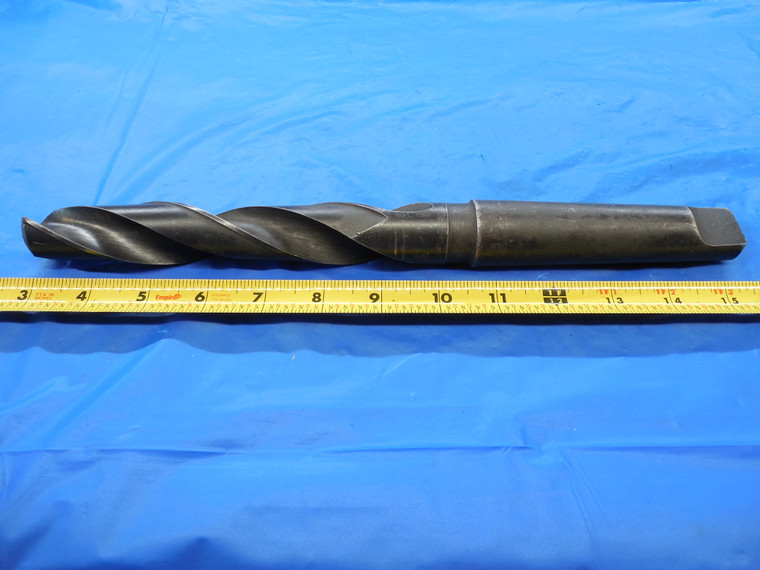 1 9/64 OXIDE HSS TWIST DRILL BIT MORSE TAPER #4 SHANK 7" LOC 13" OAL 1.140625 - MS3306BU