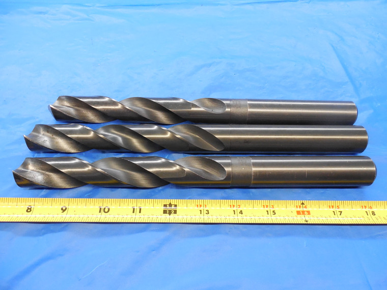 3PCS CLEVELAND / CHICAGO-LATROBE 31/32 OXIDE HSS TWIST DRILL BIT 6" LOC .96875 - MS3318BU
