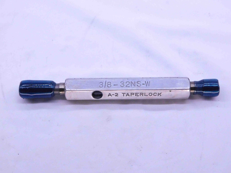 3/8 32 NS W THREAD PLUG GAGE .375 .3750 GO NO GO P.D.'S = .3547 & .3557 CHECK - DW10585RD