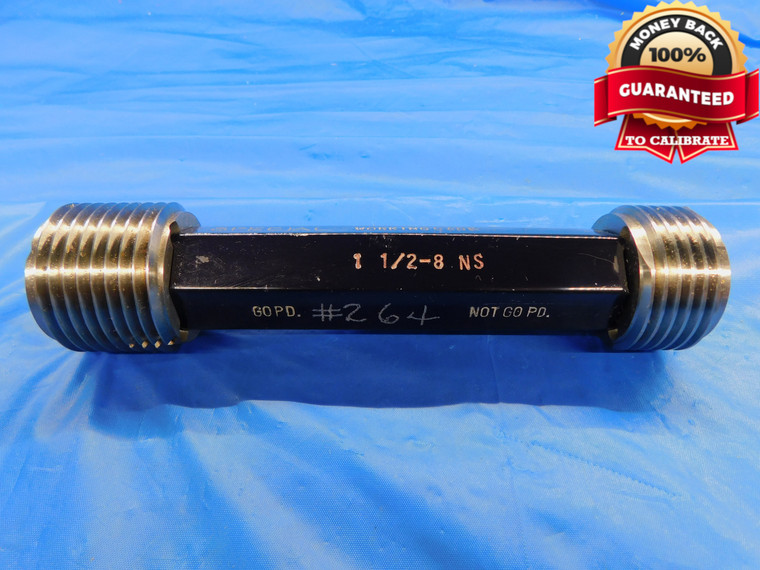 1 1/2 8 NS SPECIAL THREAD PLUG GAGE 1.5 GO NO GO P.D.'S = 1.4522 & 1.4617 1.50 - DW10684BU