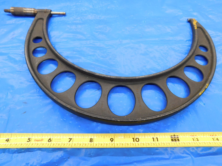 BROWN & SHARPE NO. 75 10" - 11" OUTSIDE MICROMETER .001" GRADUATION C FRAME - MS3394BMIN