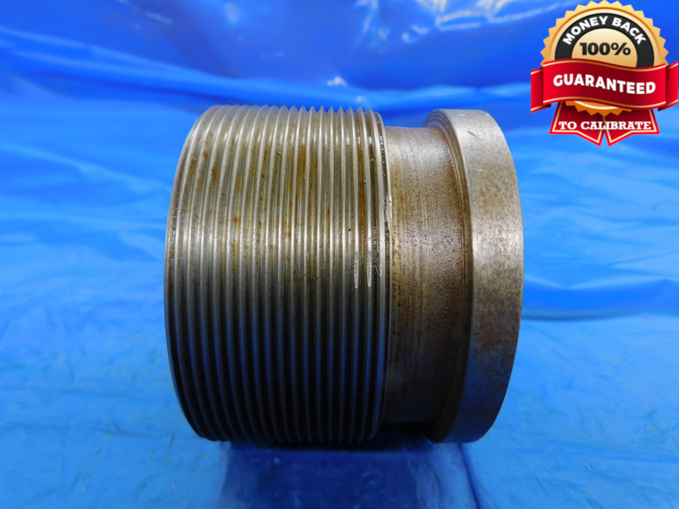 SHOPMADE 3.137 12 THREAD PLUG GAGE 3.1370 3.137"-12 INSPECTION CHECK - DW10990BMIN