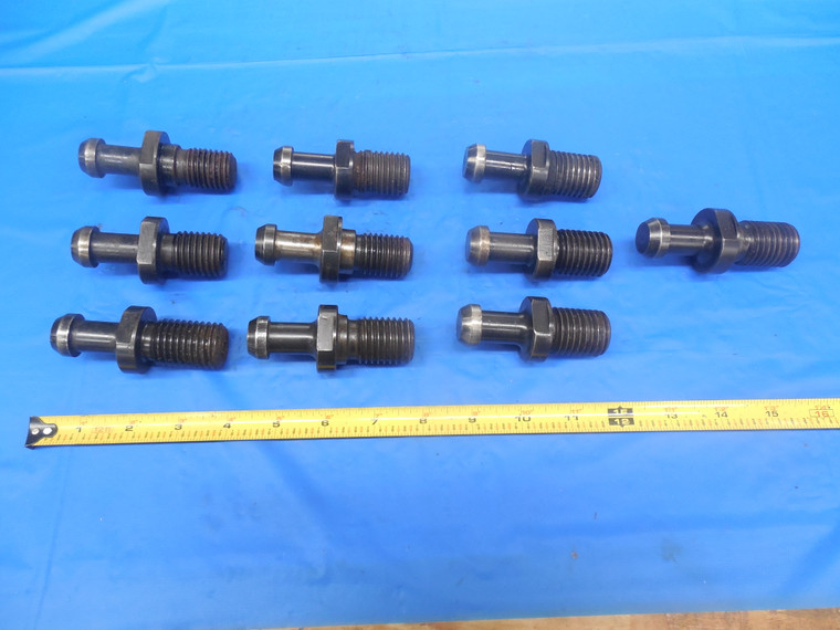10 PCS MAS III CAT50 TOOL HOLDER RETENTION KNOBS PULL STUDS 90? MAS3 1"-8 THREAD - JH1376BU