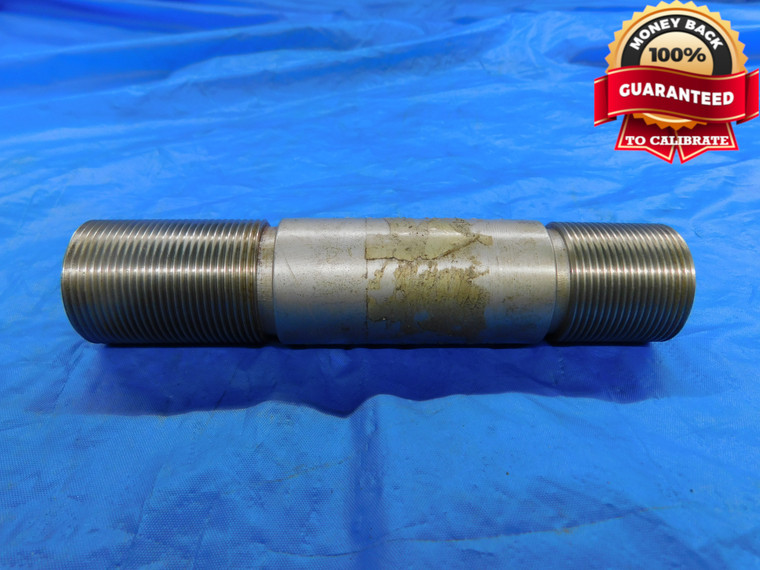 SHOPMADE 1 1/16 18 THREAD PLUG GAGE 1.0625 GO NO GO P.D.'S = 1.0292 & 1.0335 - DW11120BMIN