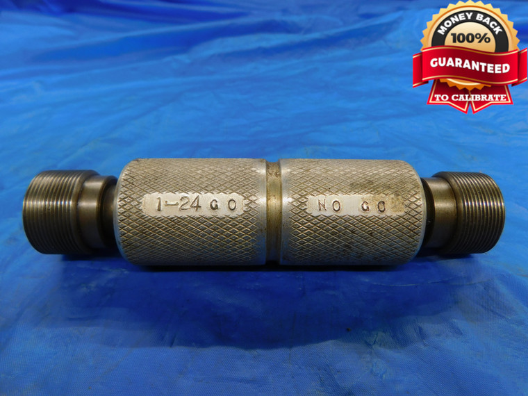 SHOPMADE 1" 24 THREAD PLUG GAGE 1.0 1.00 1.000 1.0000 1"-24 INSPECTION CHECK - DW11123BMIN