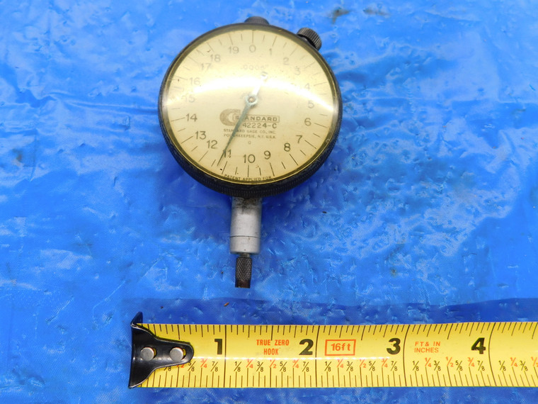 STANDARD GAGE CO. 42224-C DIAL INDICATOR BORE GAGE .0005" GRADUATION SHOCKPROOF - MS3700BU