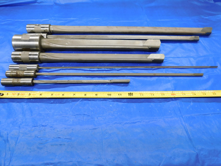 7PC SET OF CARBIDE TIPPED SINGLE FLUTE COOLANT THRU GUN DRILLS STAR SU & OTHERS - MS3900BU